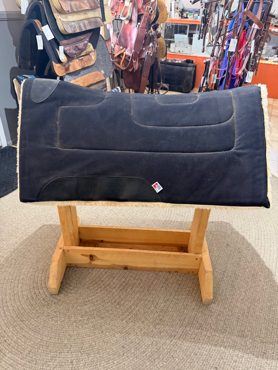 32" Dura-Tech® Contour Fleece Canvas Western Work Saddle Pad     SP1178