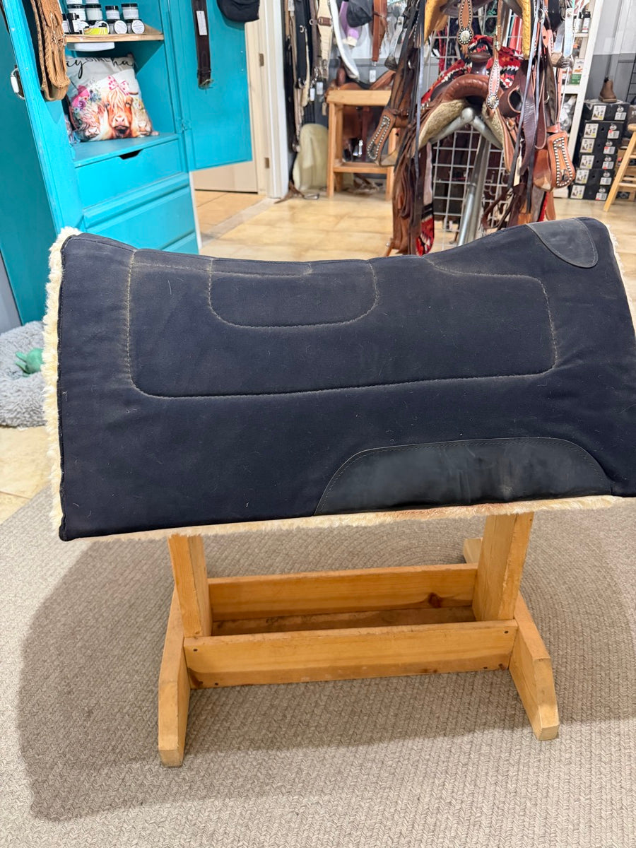 32" Dura-Tech® Contour Fleece Canvas Western Work Saddle Pad     SP1178
