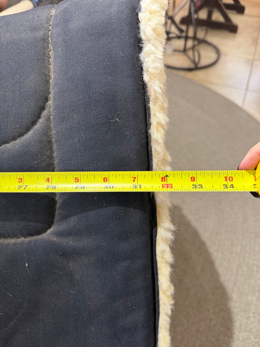 32" Dura-Tech® Contour Fleece Canvas Western Work Saddle Pad     SP1178