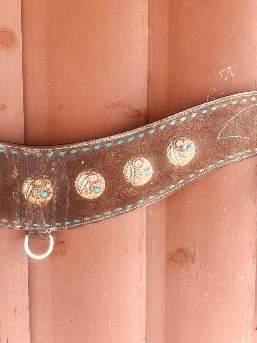 Rowdy Rose Roughout Pulling Collar Western Breast Collar     BCL1129