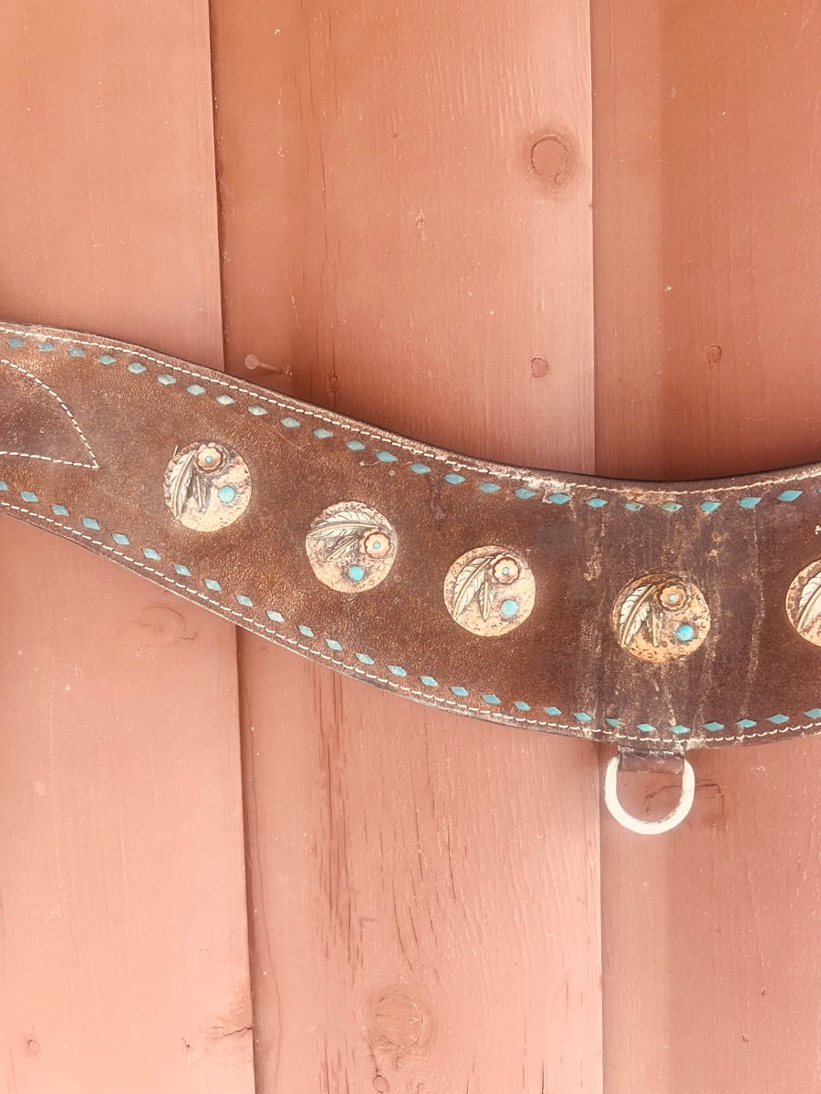 Rowdy Rose Roughout Pulling Collar Western Breast Collar     BCL1129