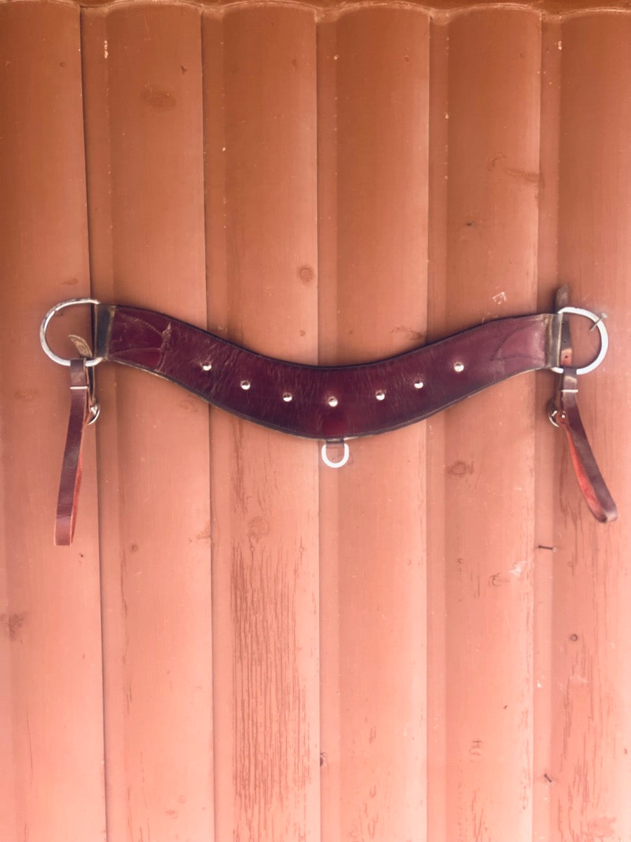 Rowdy Rose Roughout Pulling Collar Western Breast Collar     BCL1129