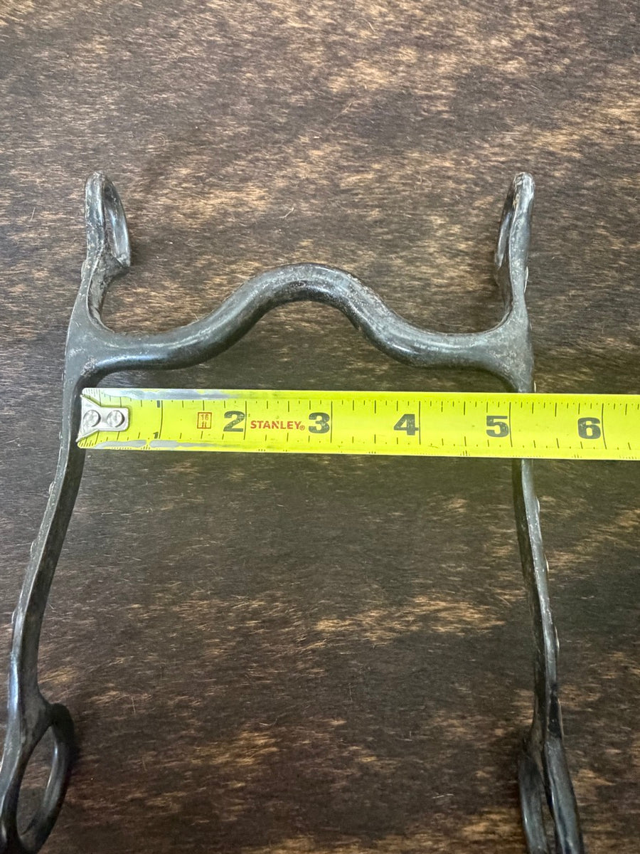 Vintage Sterling Silver Snake Cheek Western Horse Bit      B1383