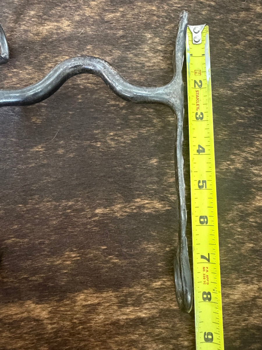 Vintage Sterling Silver Snake Cheek Western Horse Bit      B1383