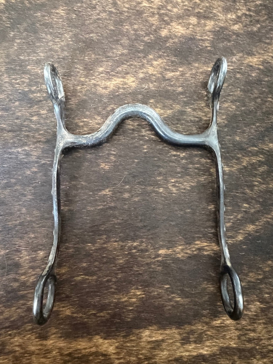 Vintage Sterling Silver Snake Cheek Western Horse Bit      B1383