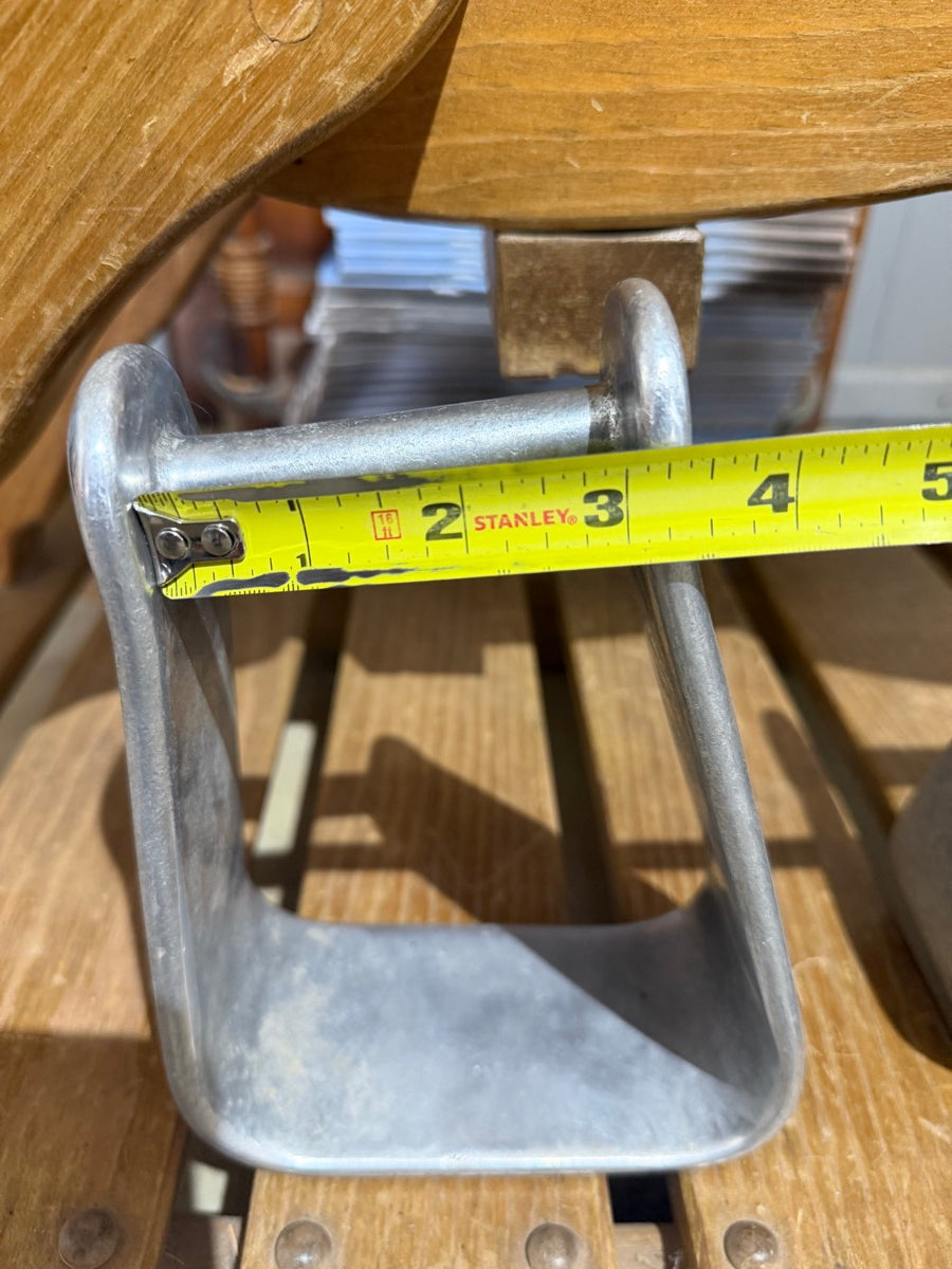 Original Crooked Stirrups Hammered Finish Oversized   STR1137