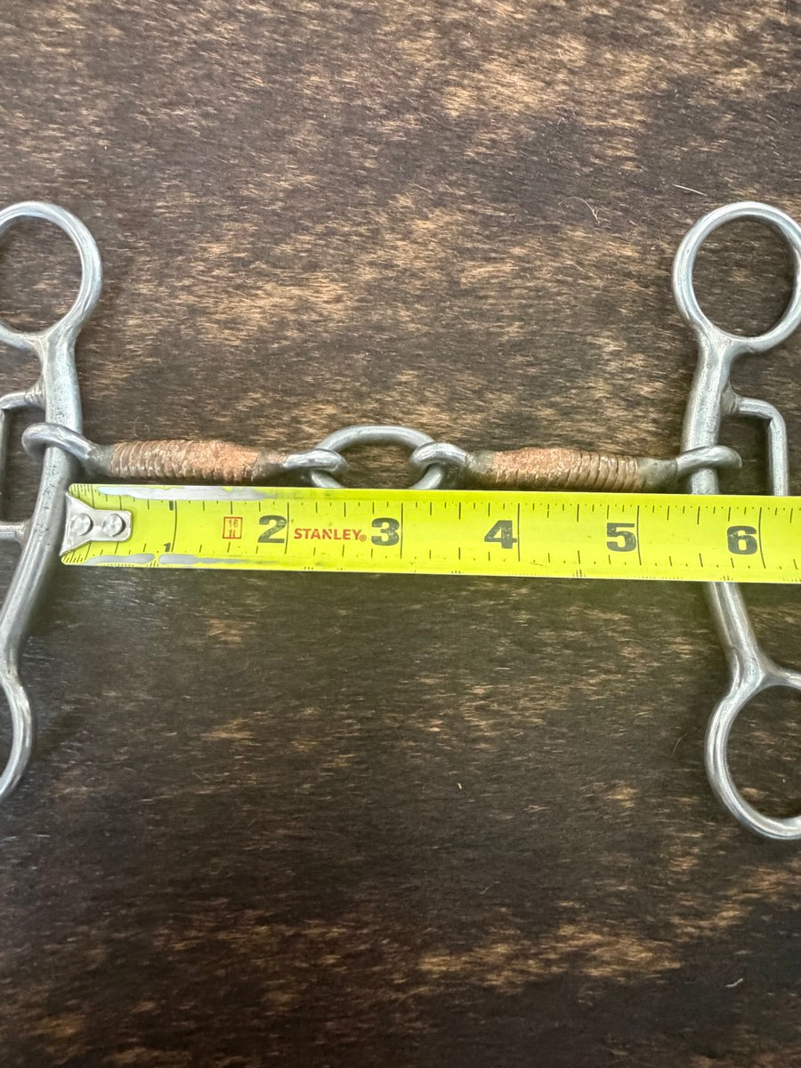 Sharon Camarillo 730 Tender Touch Lifesaver Barrel Racing Sliding Gag Bit Copper Wrapped Mouth      B1385