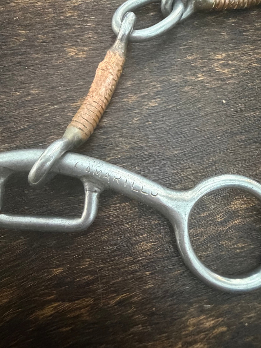 Sharon Camarillo 730 Tender Touch Lifesaver Barrel Racing Sliding Gag Bit Copper Wrapped Mouth      B1385