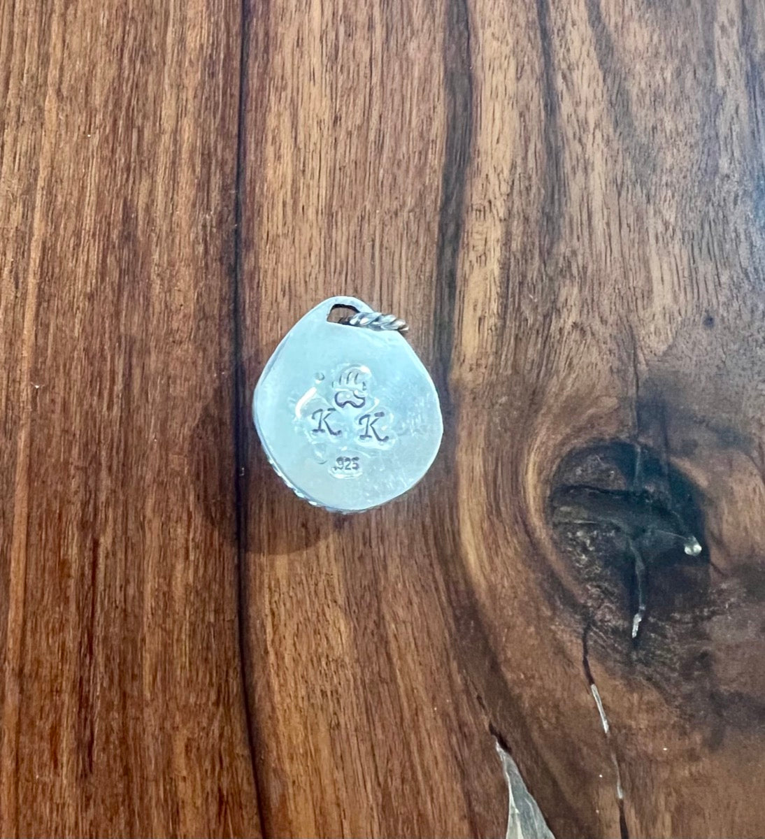 Ithaca Peak Turquoise Pendant by Kevin Kietzman     JL11113