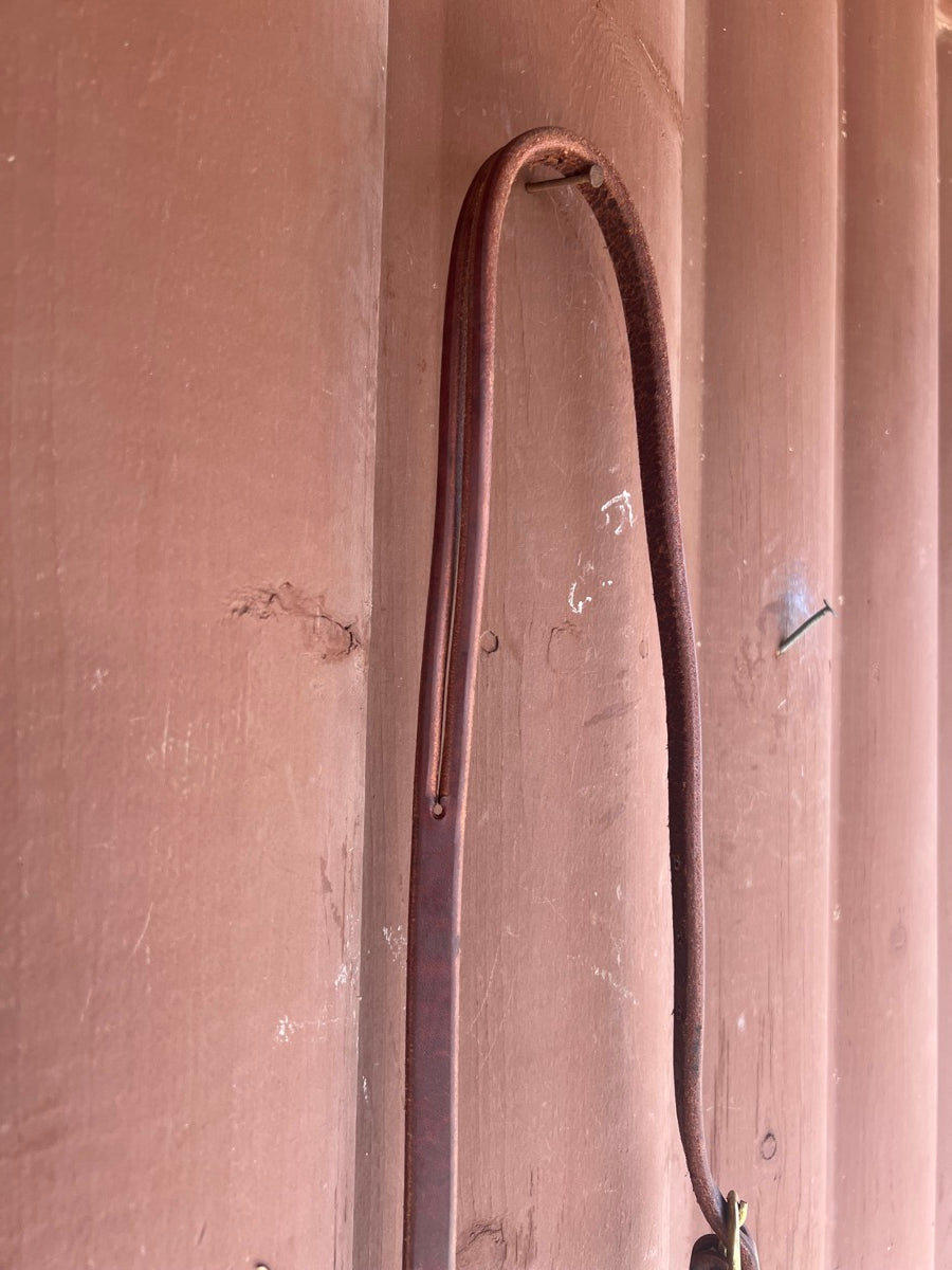Slit Ear Headstall with 1 Brass Buckle    HS1167