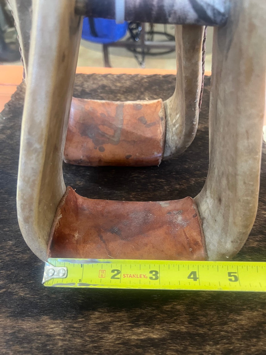 3 in Rawhide Roper Stirrups    STR1115