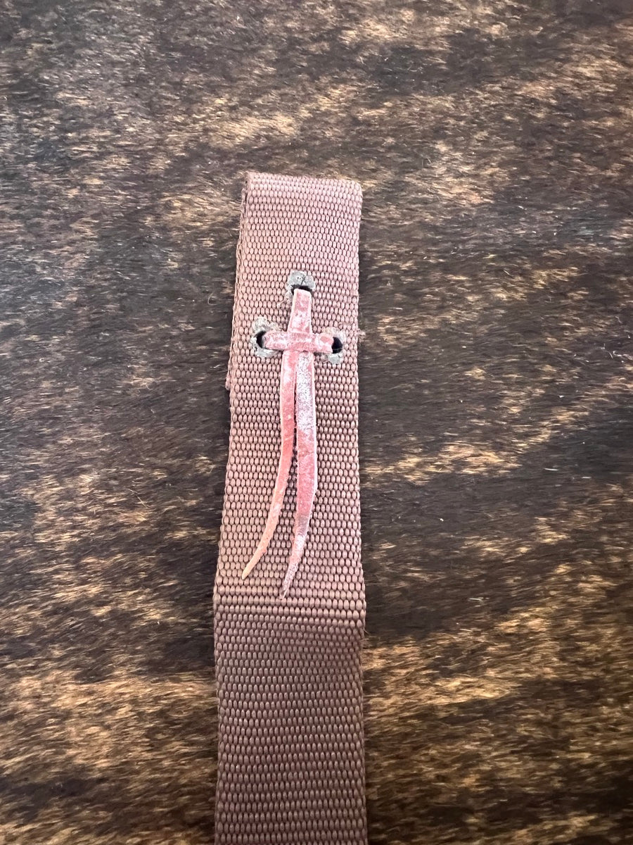 Nylon 5.5 ft Latigo Tie Strap with Holes       LT1117