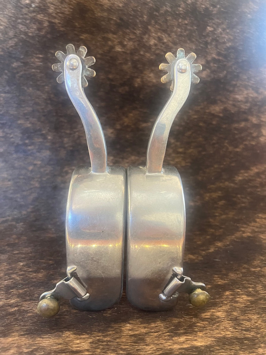 Wide Band Curved Shank Spurs    SPR1134