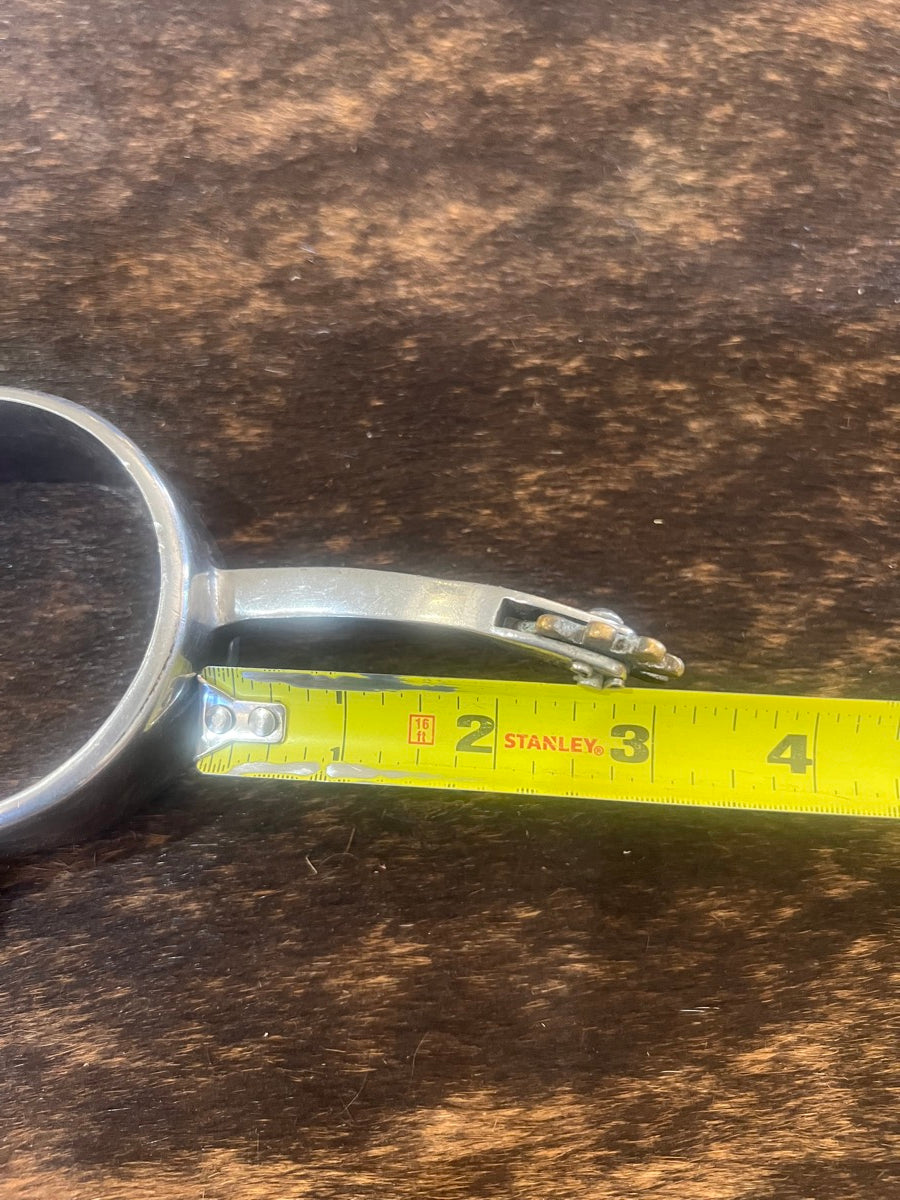 Wide Band Curved Shank Spurs    SPR1134