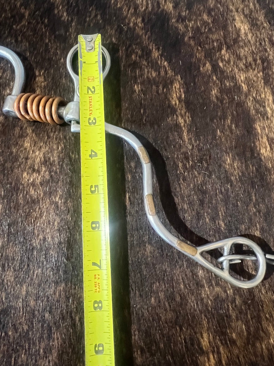 5.5 in Ed SIMS Style Correction Copper Ring Mouth Horse Bit    B1190