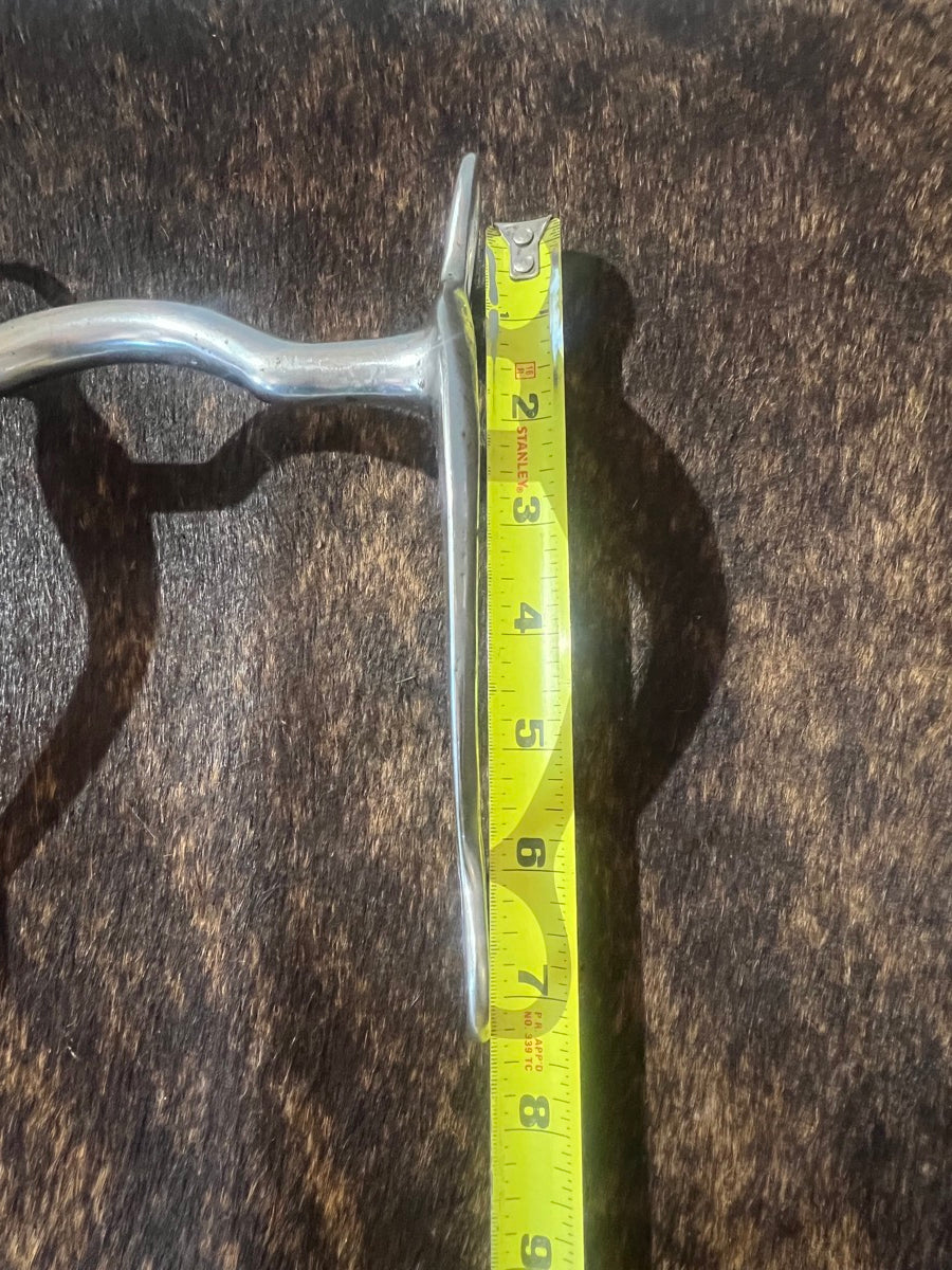 Low Port Solid Mouth Western Horse Bit    B1191