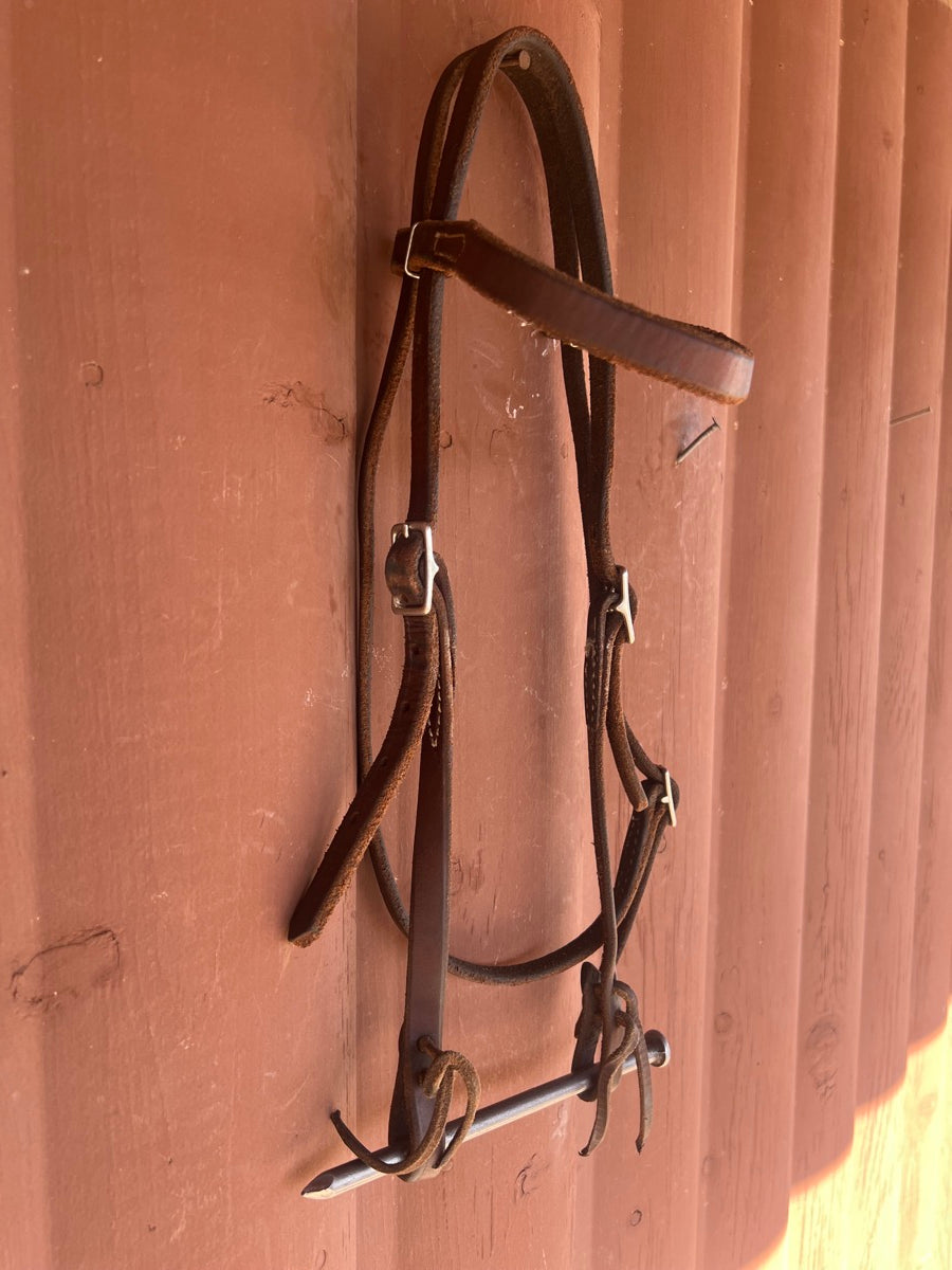 Leather Browband Headstall    HS1173