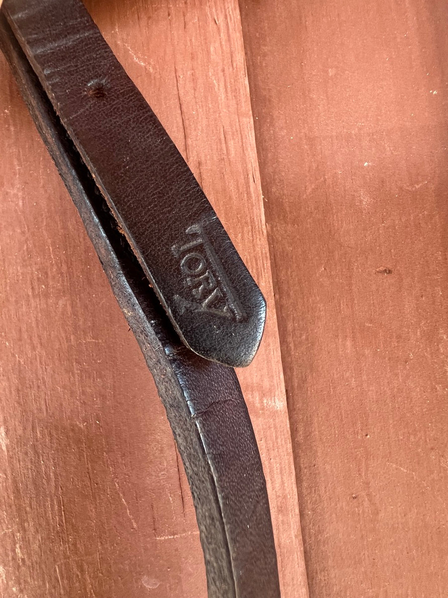 Tory Leather Browband Headstall with Silver    HS1174