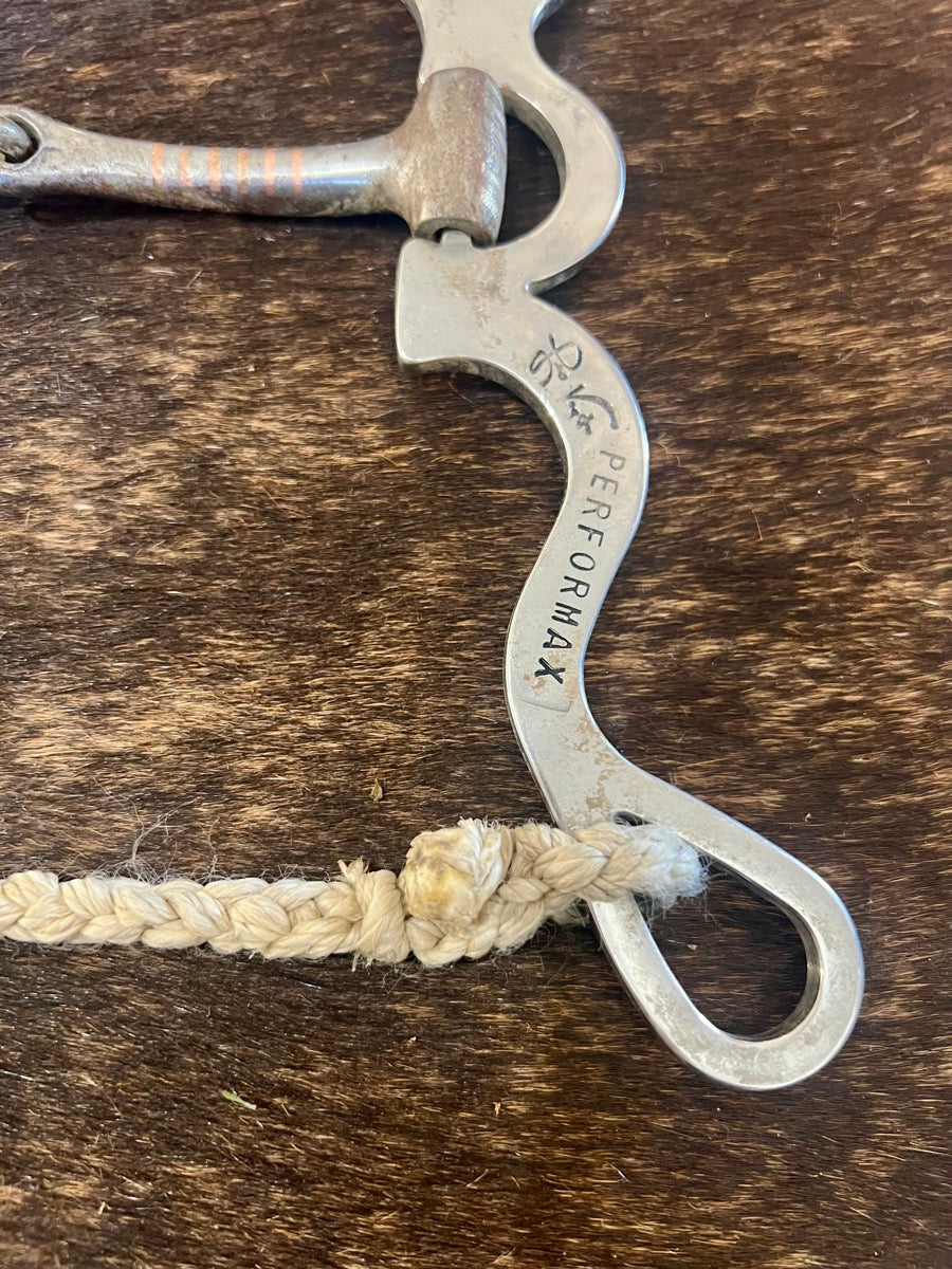 Les Vogt Performax Argentine Snaffle Bit  #1121-19-GS     B1195