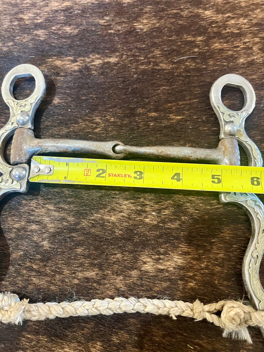 Les Vogt Performax Argentine Snaffle Bit  #1121-19-GS     B1195