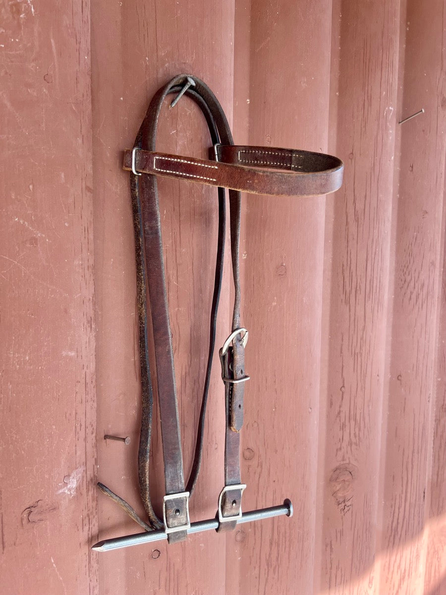 Leather Browband Headstall    HS1180