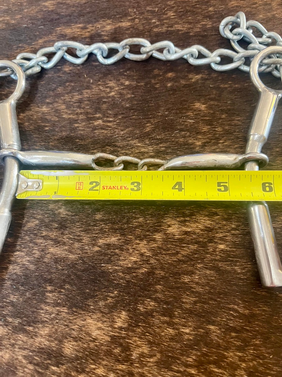 Classic Equine Goostree "CG" Chain Snaffle Bit    B1199