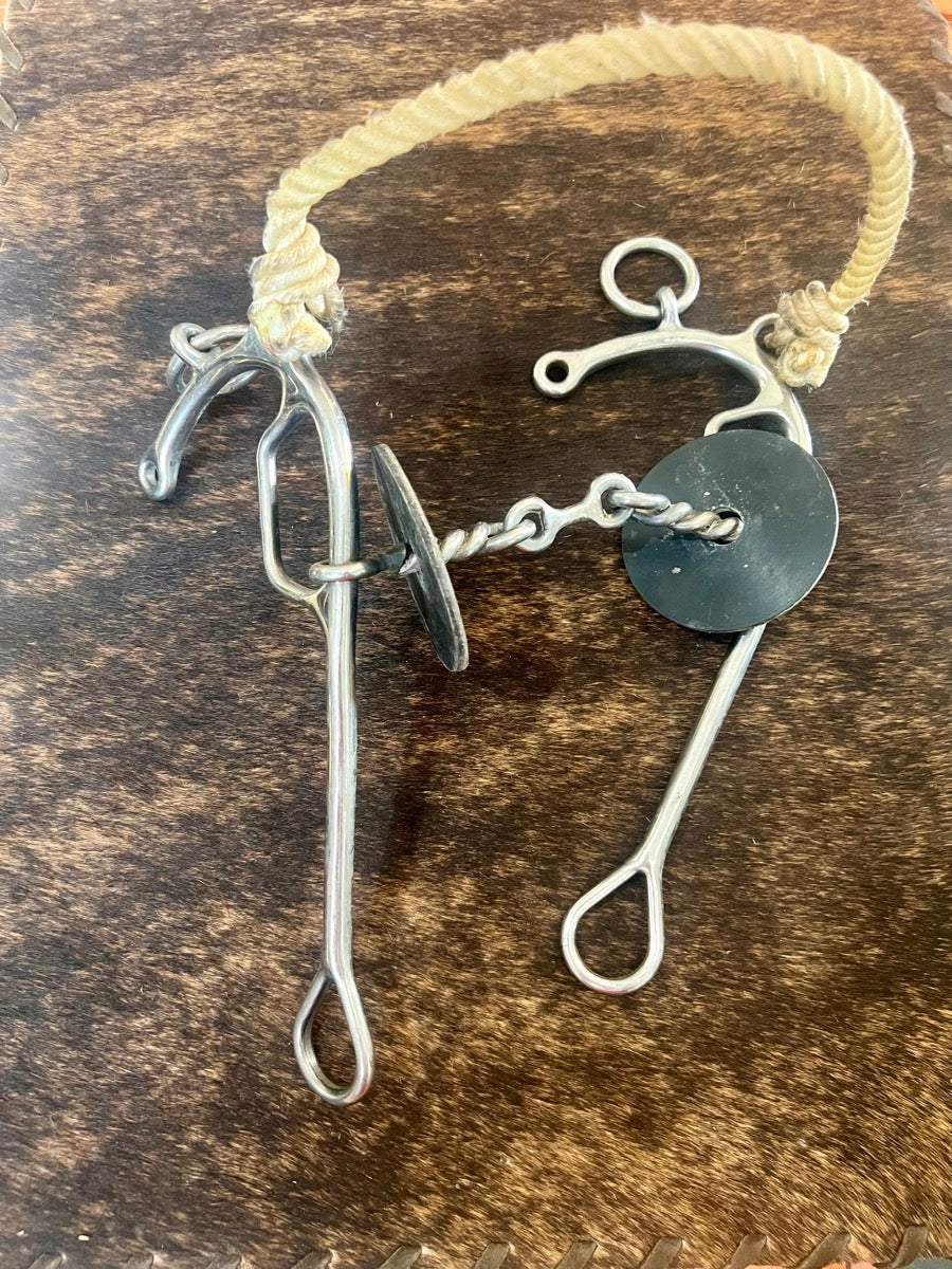 Reinsman Martha Josey Million Dollar Rope Nose Combination Gag Bit B1201