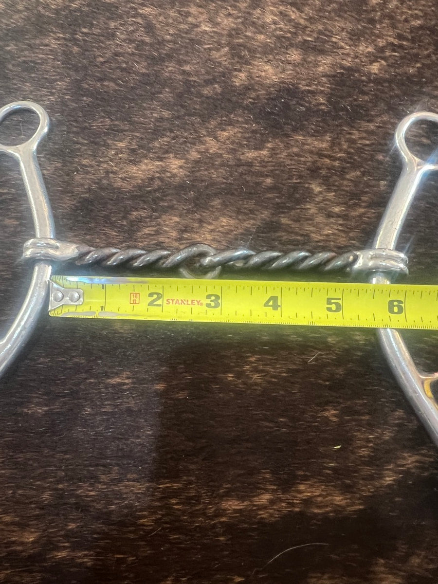 Sliding Gag Twisted Wire Snaffle Bit    B1204