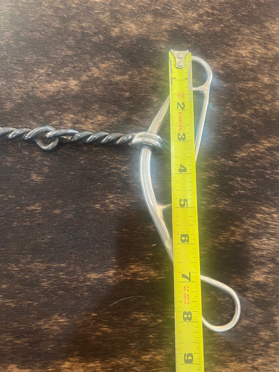 Sliding Gag Twisted Wire Snaffle Bit    B1204