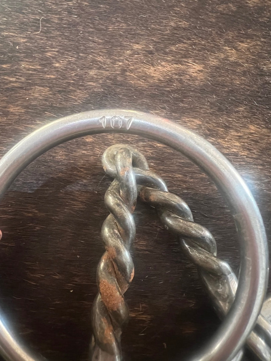 Reinsman Twisted Sweet Iron Wire Ring Snaffle Bit      B1208