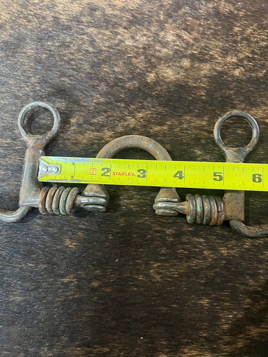 Dutton Cavalry Cheek Correction Bit with Copper Ring      B1234