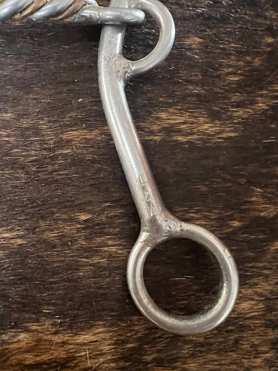 L&W #179 Lifter Bit Short Shank with Copper Twisted Snaffle    B1228