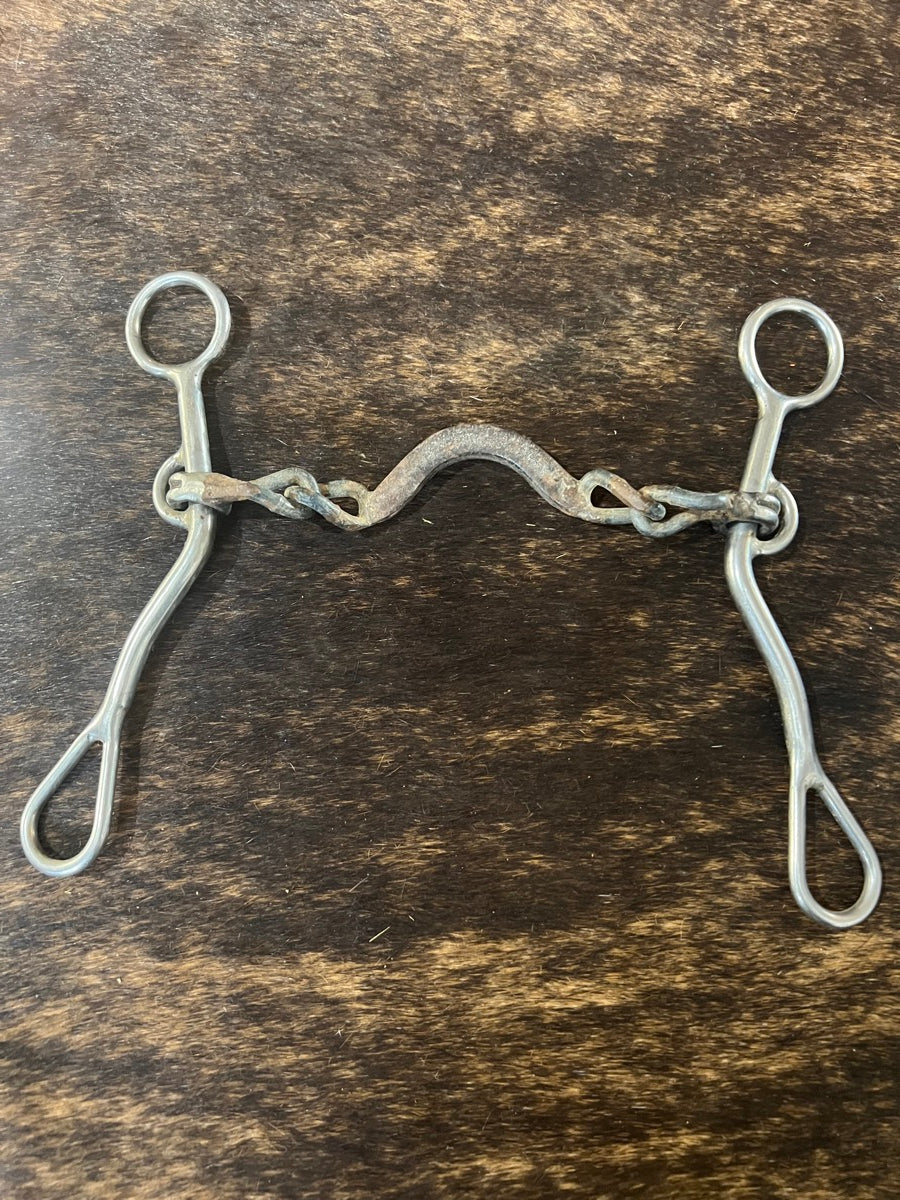 Low Port Sweet Iron Chain Bit     B1215