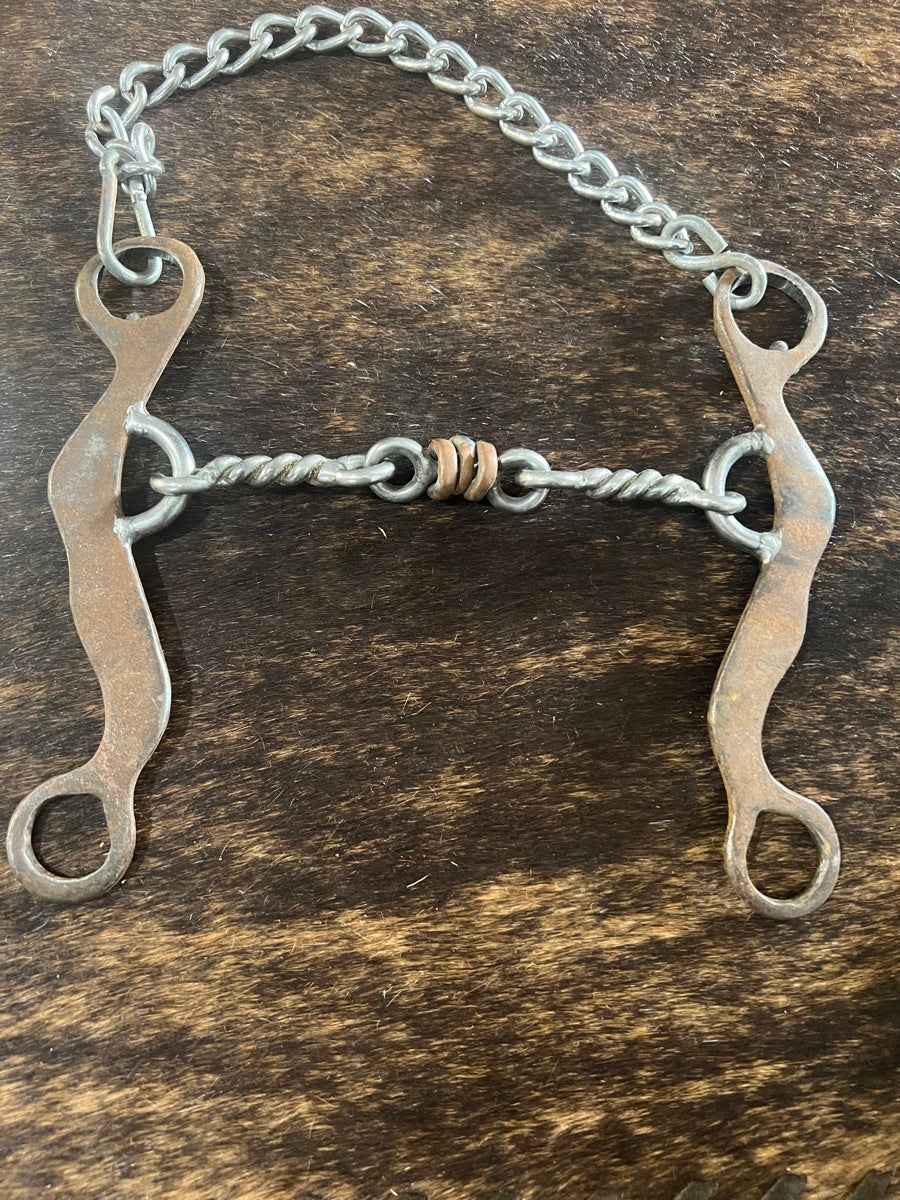 Twisted Wire Dogbone Copper Ring Bit     B1211