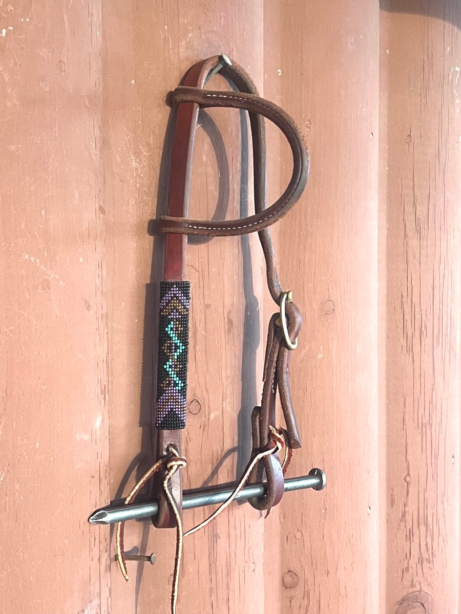 No Hit Bit Beaded Headstall      HS1188