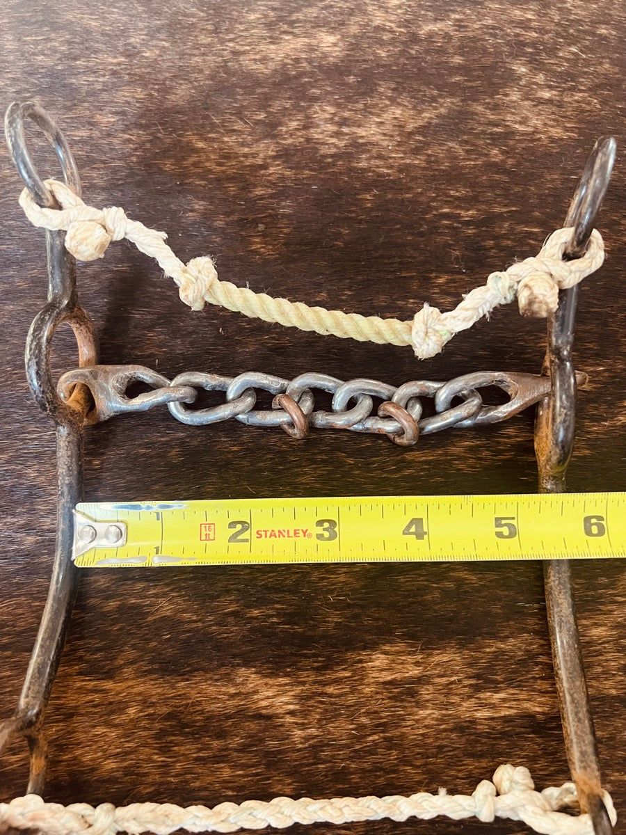 Dutton Bits Copper Ring Chain Gag Bit