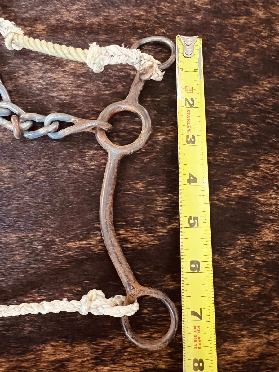 Dutton Bits Copper Ring Chain Gag Bit