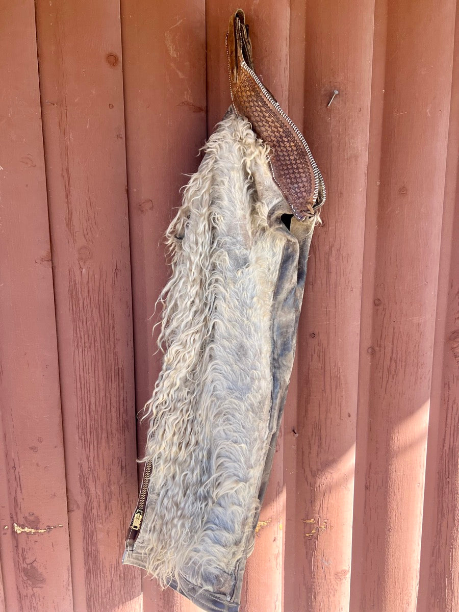 Vintage Wooly Leather Chaps      CH1120