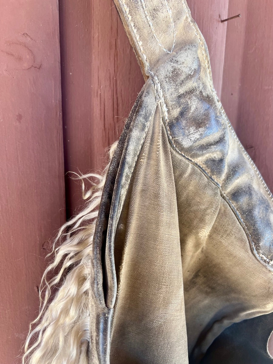 Vintage Wooly Leather Chaps      CH1120
