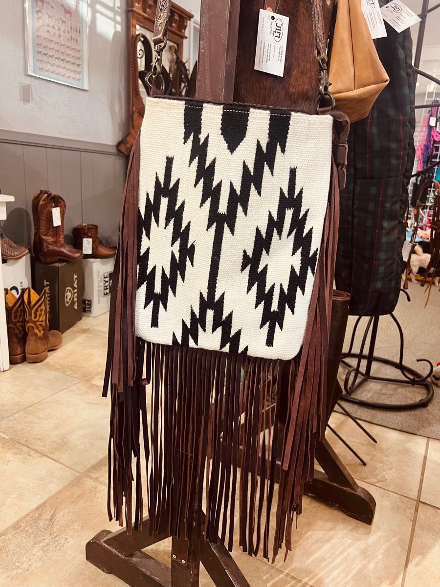 American Darling Crossbody Saddle Blanket Leather Bag