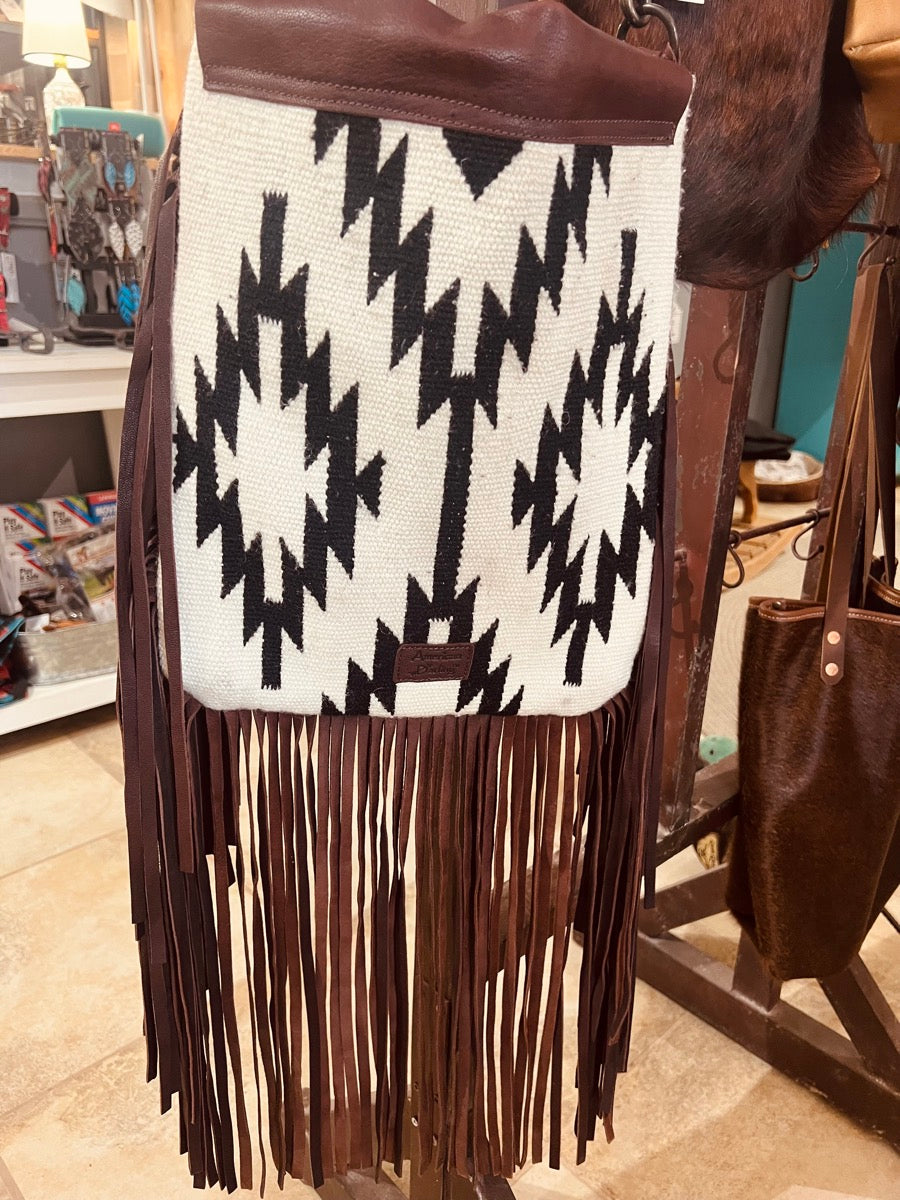 American Darling Crossbody Saddle Blanket Leather Bag